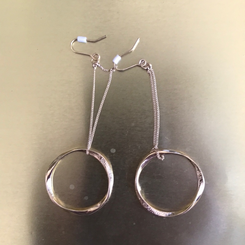 Gold hoop earrings
